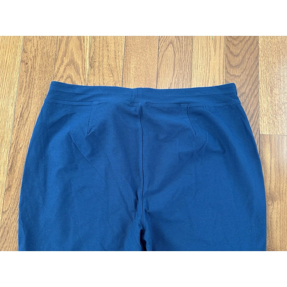 NEW Eileen Fisher Slim Washable Crepe Ankle Pants Blue Atlan Career Size XL NWT - Picture 6 of 11